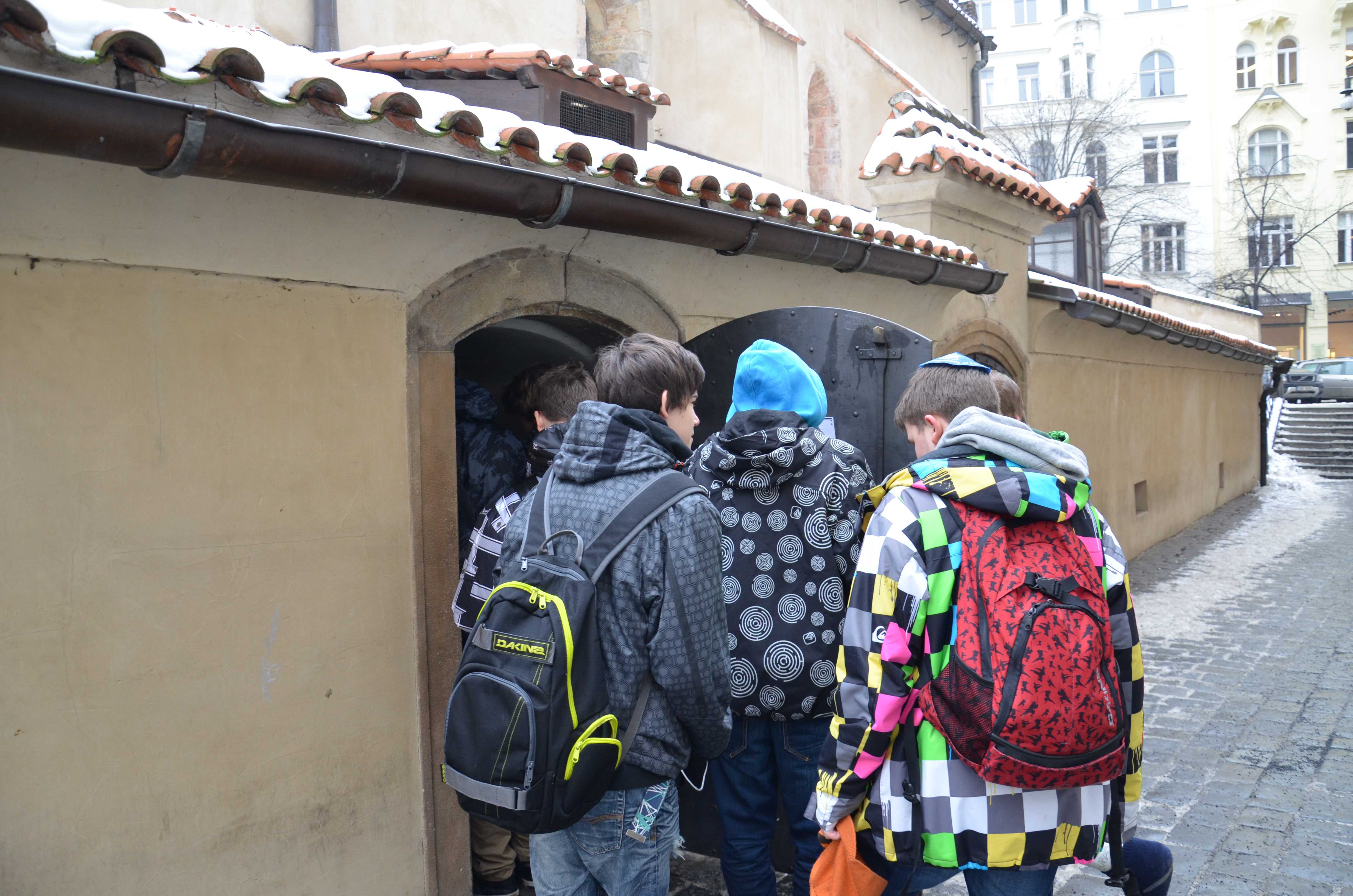 Vstup do Staro-Nové synagogy